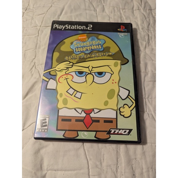 PlayStation 2 game: Spongebob Squarepants, Battle for Bikini Bottom, Pre-Owned - Picture 1 of 3